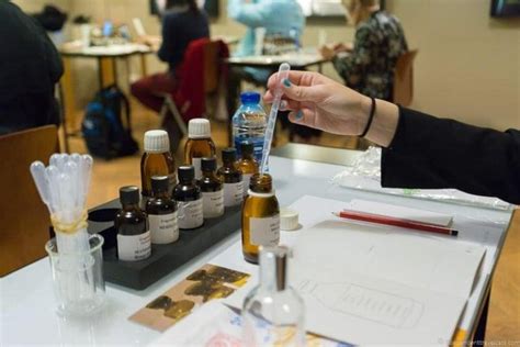 perfume making in paris.